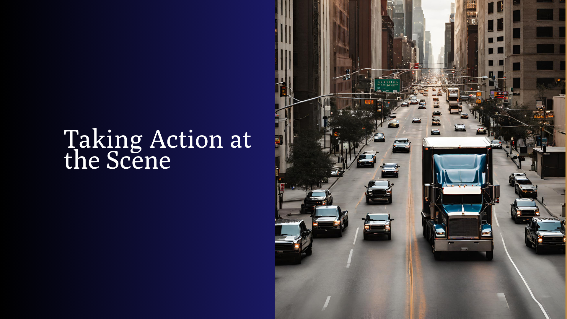 Attorney-Accident-Truck-Taking-Action-at-the-Scene